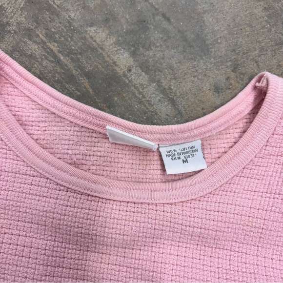 Chic Vintage Christmas Bear Womens Medium Pink Ugly Christmas Sweater 80s 90s - Picture 4 of 9